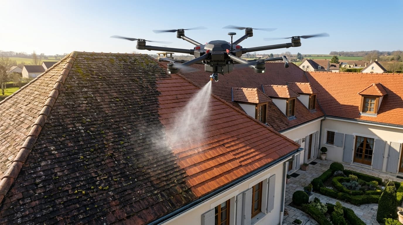 Les meilleurs nettoyeurs de toiture par drone à Colmar : les critères pour choisir