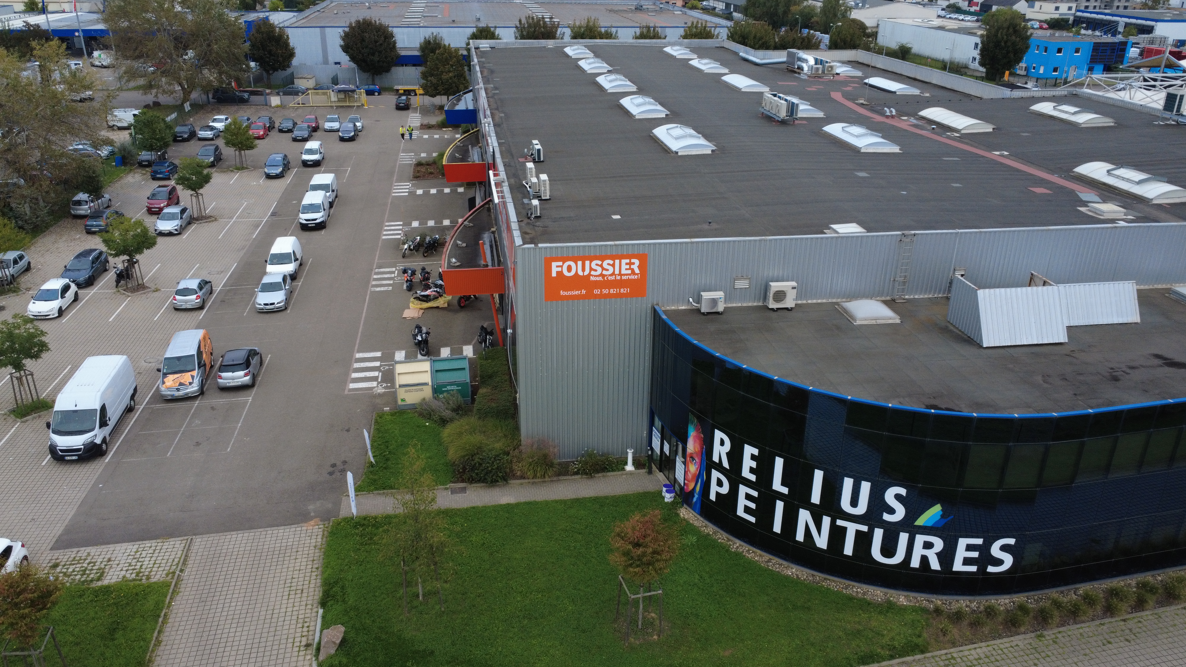 Relevé photogrammétrique d'enseignes par drone à Souffelweyersheim – Mission technique pour Grumbach Immobilier 1 DJI 0025