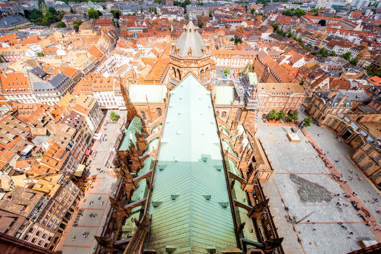 Drone Strasbourg - Cathédral de Strasbourg